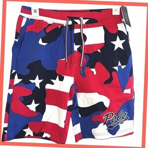 Polo Ralph Lauren New W/Tags Americana Flag Camo Limited Edition Shorts Medium